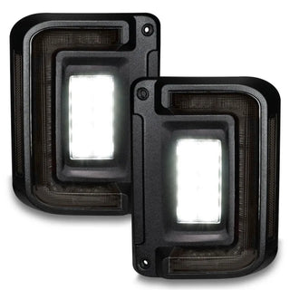 Oracle Lighting Flush Mount Tinted LED Tail Lights: Jeep Wrangler JK (2007-2018)