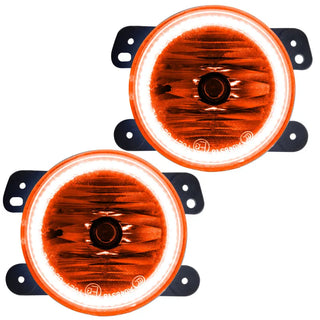 Oracle Lighting Pre-Assembled LED Halo Fog Lights: Jeep Wrangler 2007-2009 w/ Amber