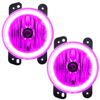 Oracle Lighting Pre-Assembled LED Halo Pink Fog Lights: Jeep Wrangler 2007-2009