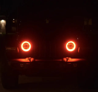 ORACLE Lighting LED Surface Mount Headlight Halo Kit: Jeep Wrangler / Gladiator (18-24) (1214-004)
