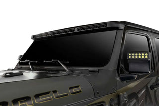 ORACLE Lighting Integrated Windshield LED Light Bar System: Jeep Wrangler / Gladiator (18-24)