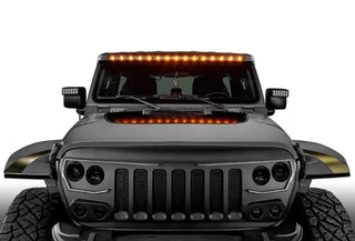 ORACLE Lighting Integrated Windshield LED Light Bar System: Jeep Wrangler / Gladiator (18-24)