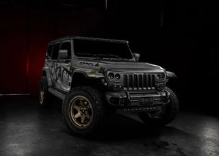 ORACLE Lighting Integrated Windshield LED Light Bar System: Jeep Wrangler / Gladiator (18-24)
