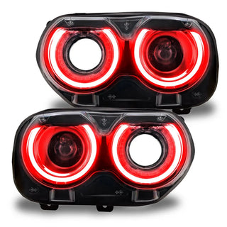 Oracle Lighting RGB+W Headlight DRL Upgrade Kit: Dodge Challenger 2021