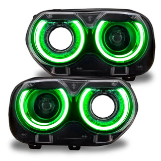 Oracle RGB+W Headlight DRL Upgrade Kit: Dodge Challenger (15-21) w/ ColorSHIFT+W