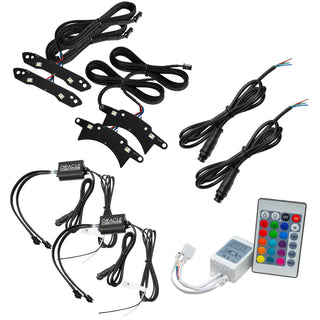Oracle Lighting RGB+W Headlight DRL Kit: Dodge Challenger 15-21 w/ Simple Controller