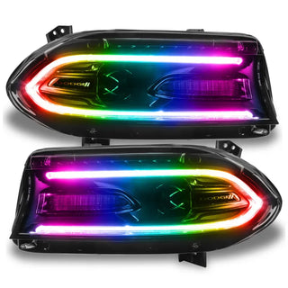 Oracle Lighting RGB+W DRL Headlight DRL Kit: Dodge Charger (15-21) w/ BC1 Controller
