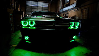 Oracle Lighting Waterproof LED Fog Light Halo Kit: Dodge Challenger (15-23)