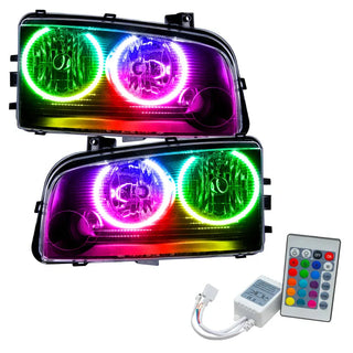 Oracle ColorSHIFT SMD Headlight (NON-HID) w/ Simple Controller: Dodge Charger (06-10)