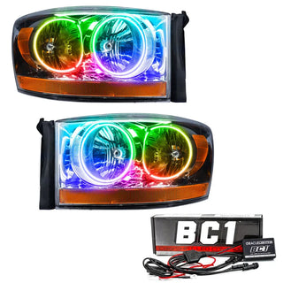 Oracle Lighting ColorSHIFT SMD Headlight w/ BC1 Controller: Dodge Ram 1500 2006