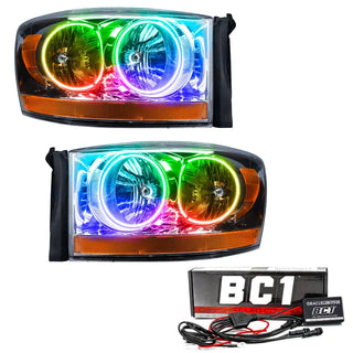Oracle Lighting ColorSHIFT SMD Headlight w/ BC1 Controller: Dodge Ram 1500 2006