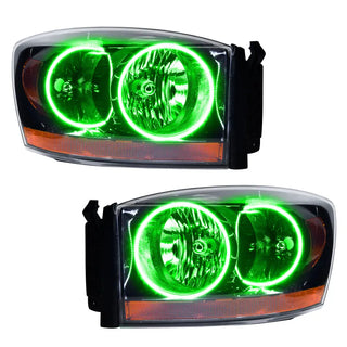 Oracle Lighting Black ColorSHIFT SMD Headlight: Dodge Ram 1500 2006 w/ BC1 Controller
