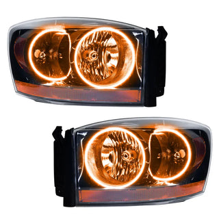 Oracle Lighting Black ColorSHIFT SMD Headlight: Dodge Ram 1500 2006 w/ BC1 Controller