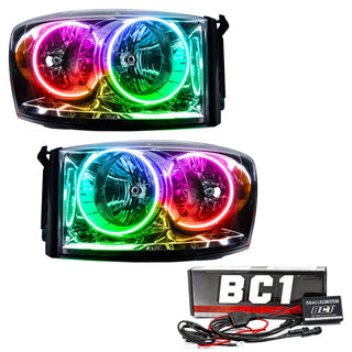 Oracle Lighting ColorSHIFT SMD Headlight w/ BC1 Controller: Dodge Ram 1500 (2007-2008)