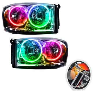 Oracle ColorSHIFT Dodge Ram SMD Headlight: Dodge Ram 1500 / Ram 2500 / Ram 3500 2007-2008