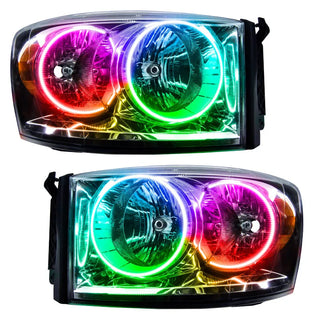 ORACLE Lighting ColorSHIFT SMD Headlight w/ Simple Controller: Dodge Ram 1500 / 2500 / 3500 (07-08)