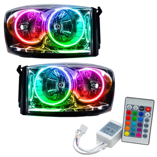 ORACLE Lighting ColorSHIFT SMD Headlight w/ Simple Controller: Dodge Ram 1500 / 2500 / 3500 (07-08)