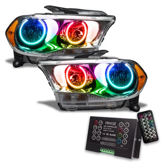 Oracle Lighting Chrome ColorSHIFT SMD Headlight w/ 2.0 Controller: Dodge Durango 2011-2013