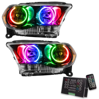 Oracle Lighting Black SMD HL Halogen ColorSHIFT w/ 2.0 Controller: Dodge Durango 2011-2013