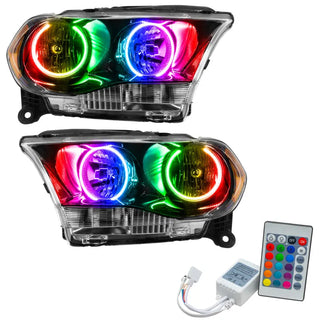 Oracle Lighting Black SMD HL Halogen ColorSHIFT w/ Simple Controller: Dodge Durango 2011-2013