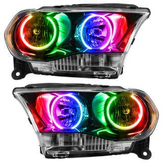 Oracle Lighting Black SMD HL Halogen ColorSHIFT w/ Simple Controller: Dodge Durango 2011-2013