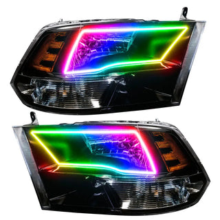 ORACLE Lighting Pre-Assembled Black Housing Headlights: Dodge Ram 1500 (09-10) / Ram 1500 (11-17)