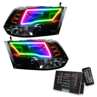 ORACLE Lighting Pre-Assembled Black Housing Headlights: Dodge Ram 1500 (09-10) / Ram 1500 (11-17)