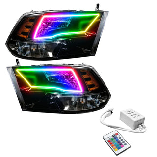 ORACLE Lighting Pre-Assembled Black Housing Headlights: Dodge Ram 1500 (09-10) / Ram 1500 (11-17)