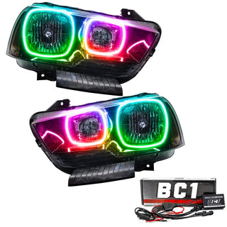 Oracle Lighting ColorSHIFT SMD Headlight w/ BC1 Controller: Dodge Charger 2011-2014