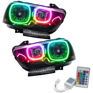 Oracle Lighting ColorSHIFT SMD Headlight (FRONT): Dodge Charger 2011-2014 w/ Simple Controller