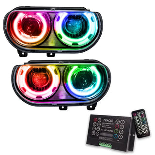 Oracle Lighting ColorSHIFT 2.0 Controller HID Style SMD Headlight: Dodge Challenger 2008-2014