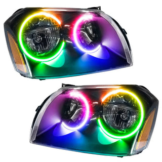 Oracle Black ColorSHIFT SMD Headlight w/ Simple Controller: Dodge Magnum 2005-2007