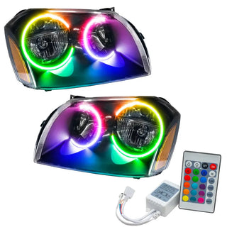 Oracle Black ColorSHIFT SMD Headlight w/ Simple Controller: Dodge Magnum 2005-2007