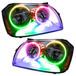 Oracle Lighting Chrome ColorSHIFT SMD Headlight w/ Simple Controller: Dodge Magnum 2005-2007