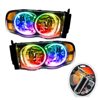Oracle Lighting ColorSHIFT SMD Headlight: Dodge Ram 1500 (02-05) / 2500 (03-05) / 3500 (03-05)