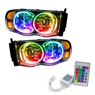 ORACLE Lighting ColorSHIFT SMD Headlight: Dodge Ram 1500 / 2500 / 3500 (02-05) w/ Simple Controller