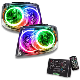 Oracle Lighting Chrome ColorSHIFT SMD Headlight w/ 2.0 Controller: Dodge Durango 2007-2009