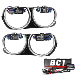 ORACLE Lighting Pre-Installed Halo Headlight Bezel (FRONT): Dodge Challenger / Charger (15-23)