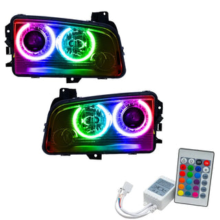 Oracle Lighting ColorSHIFT SMD Headlight w/ Simple Controller: Dodge Charger 2008-2010