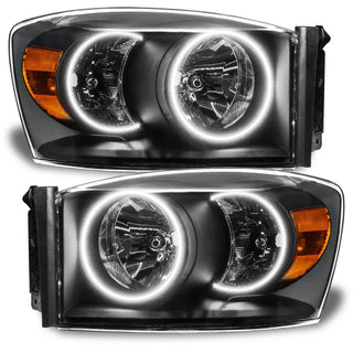 Oracle Lighting Black SMD Headlight: Dodge Ram 1500 / Ram 2500 / Ram 3500 2007-2008