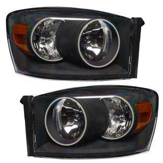 ORACLE Lighting Black ColorSHIFT SMD Headlight w/ 2.0 Controller: Dodge Ram (07-08)
