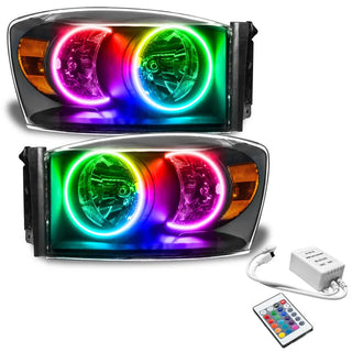 ORACLE Lighting Black ColorSHIFT SMD Headlight: Dodge Ram 1500 / 2500 / 3500 (07-08)