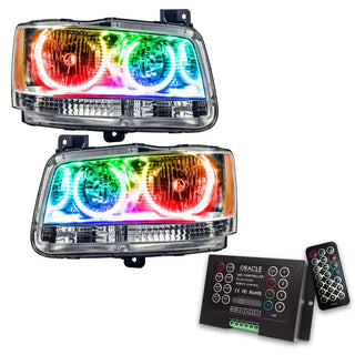 Oracle Lighting Chrome ColorSHIFT SMD Headlight w/ 2.0 Controller: Dodge Magnum 2008