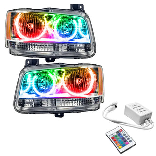 Oracle Lighting Chrome ColorSHIFT SMD Headlight: Dodge Magnum 2008 w/ Simple Controller