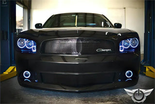 Oracle Lighting Triple Ring Halo Kit w/ ColorSHIFT and 2.0 Controller: Dodge Charger 2006-2010