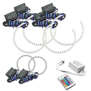 Oracle Lighting Triple Ring Halo Kit: Dodge Charger 2006 w/ Simple Controller