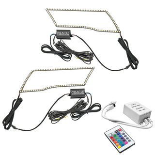 ORACLE Lighting RGB+A Switchback Quad Headlight Halo Kit (FRONT): Dodge Ram (09-18)