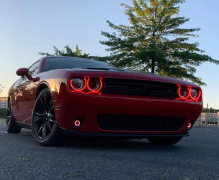 Oracle Lighting Dynamic Surface Mount Headlight Halo Kit: Dodge Challenger (15-21)