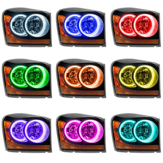 Oracle Lighting ColorSHIFT Halo Kit w/ 2.0 Controller: Dodge Durango 2004-2006