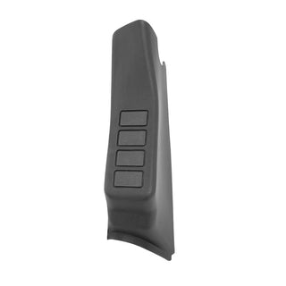 Rugged Ridge A-Pillar 4 Switch Pod Black LHD: Fits Most Jeep Wrangler Models (2007-2018)
